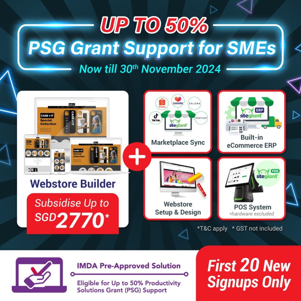 A team exploring SiteGiant’s Smart eCommerce Solution to boost sales and growth with business grants.