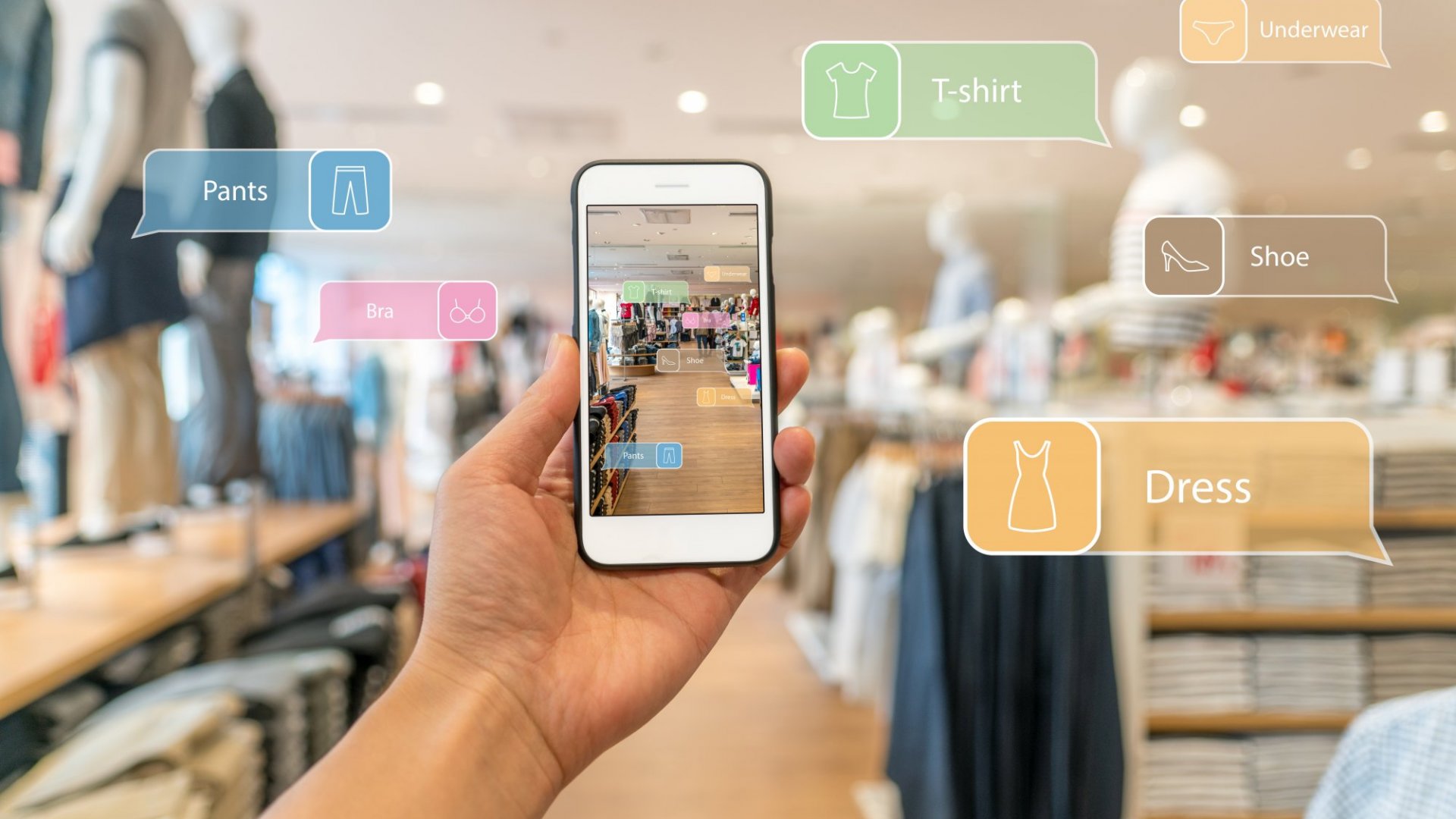 a seamless shopping experience on a shopping app, with easy navigation and smooth checkout process.