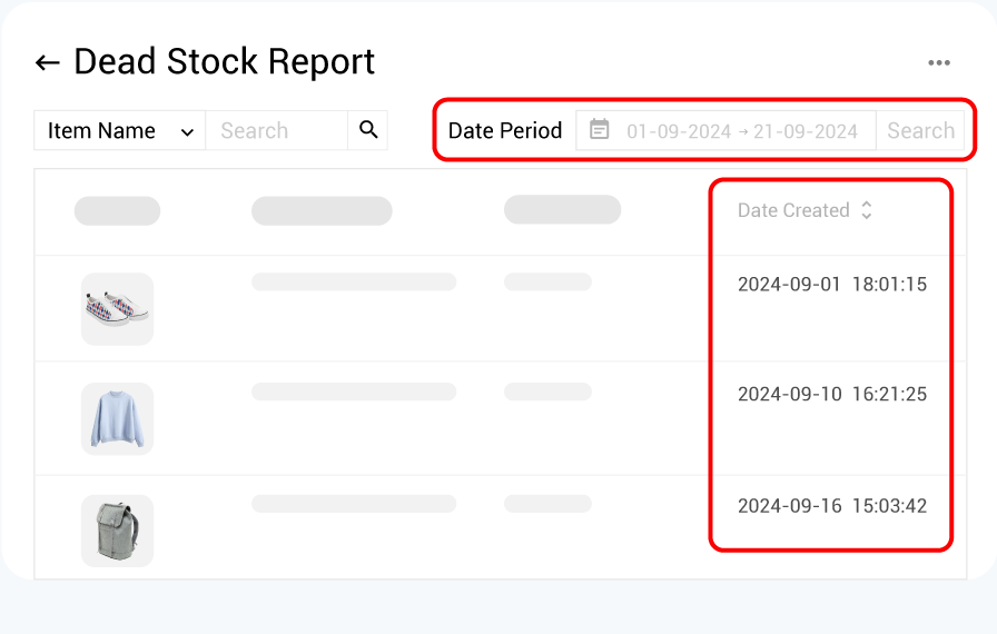 dead stock report in SiteGiant dead stock report in SiteGiant