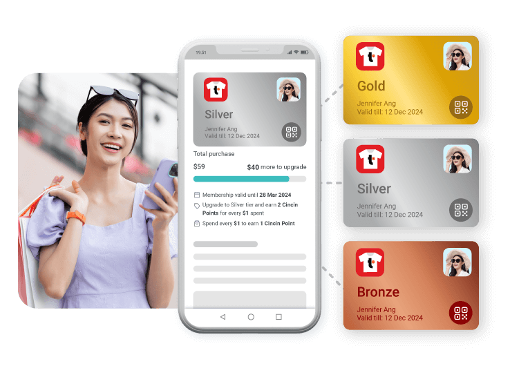 A membership program helps improve customer retention