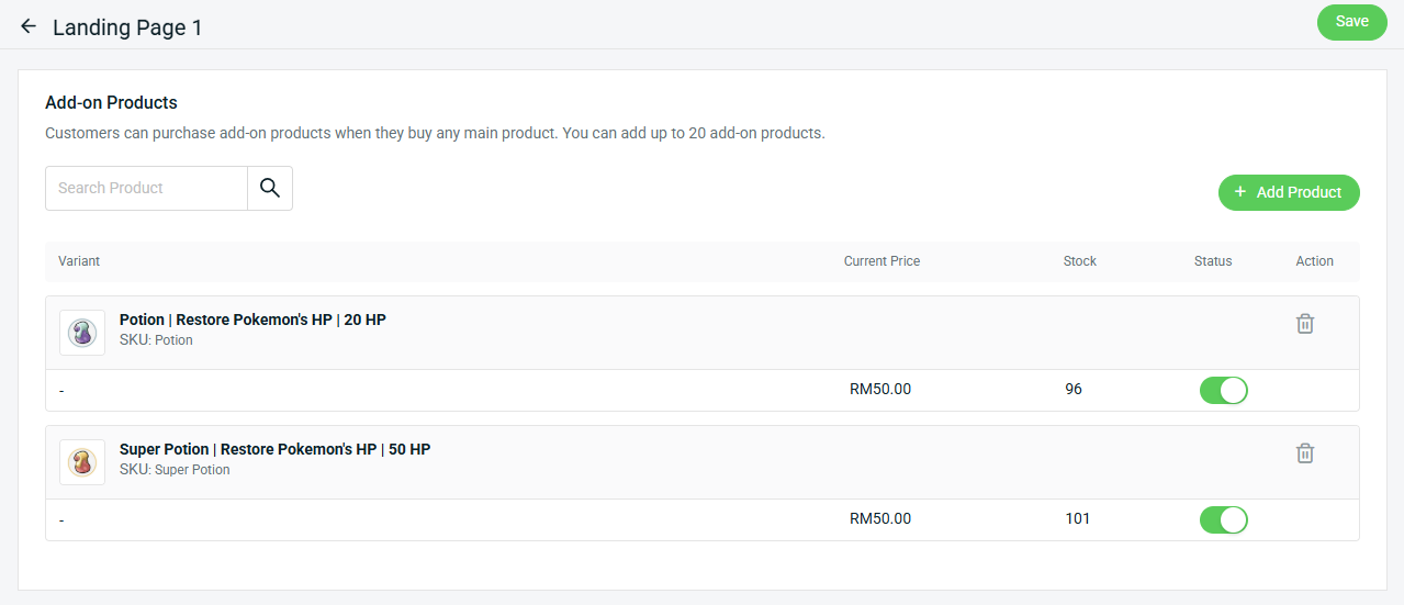 Feature Enhancement: Boost Purchases with Add-on Product